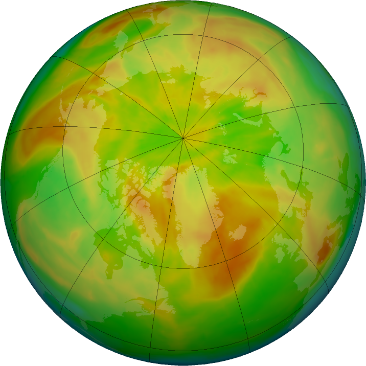 Arctic ozone map for 01 May 2016